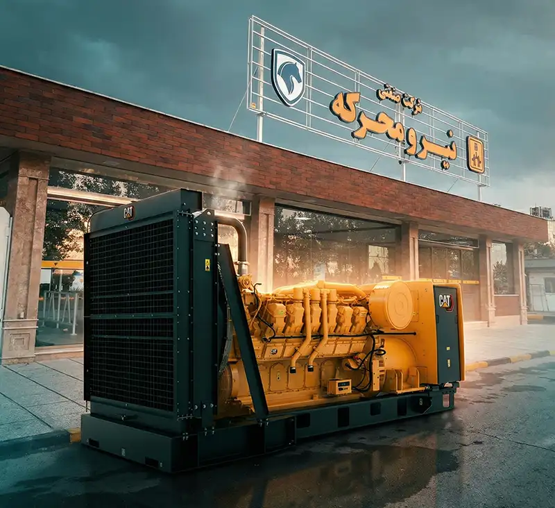 کاترپیلار 3512 در شرکت نیرومحرکه